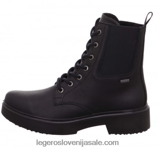 ženske angelski škornji na vezalke črni Legero J0LX80315