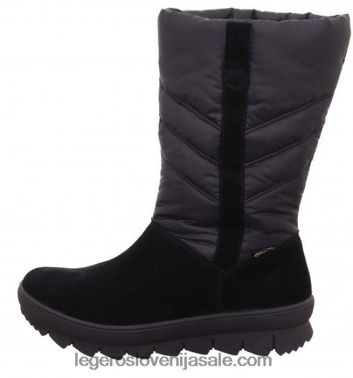 ženske črni škornji novara Legero J0LX80211